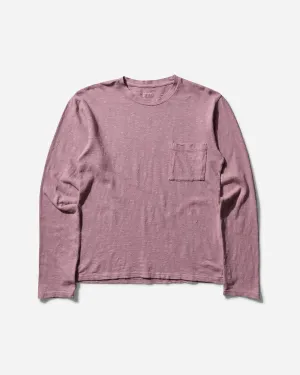 Men's Amuse Knit Pocket Longsleeve T-Shirt Pink