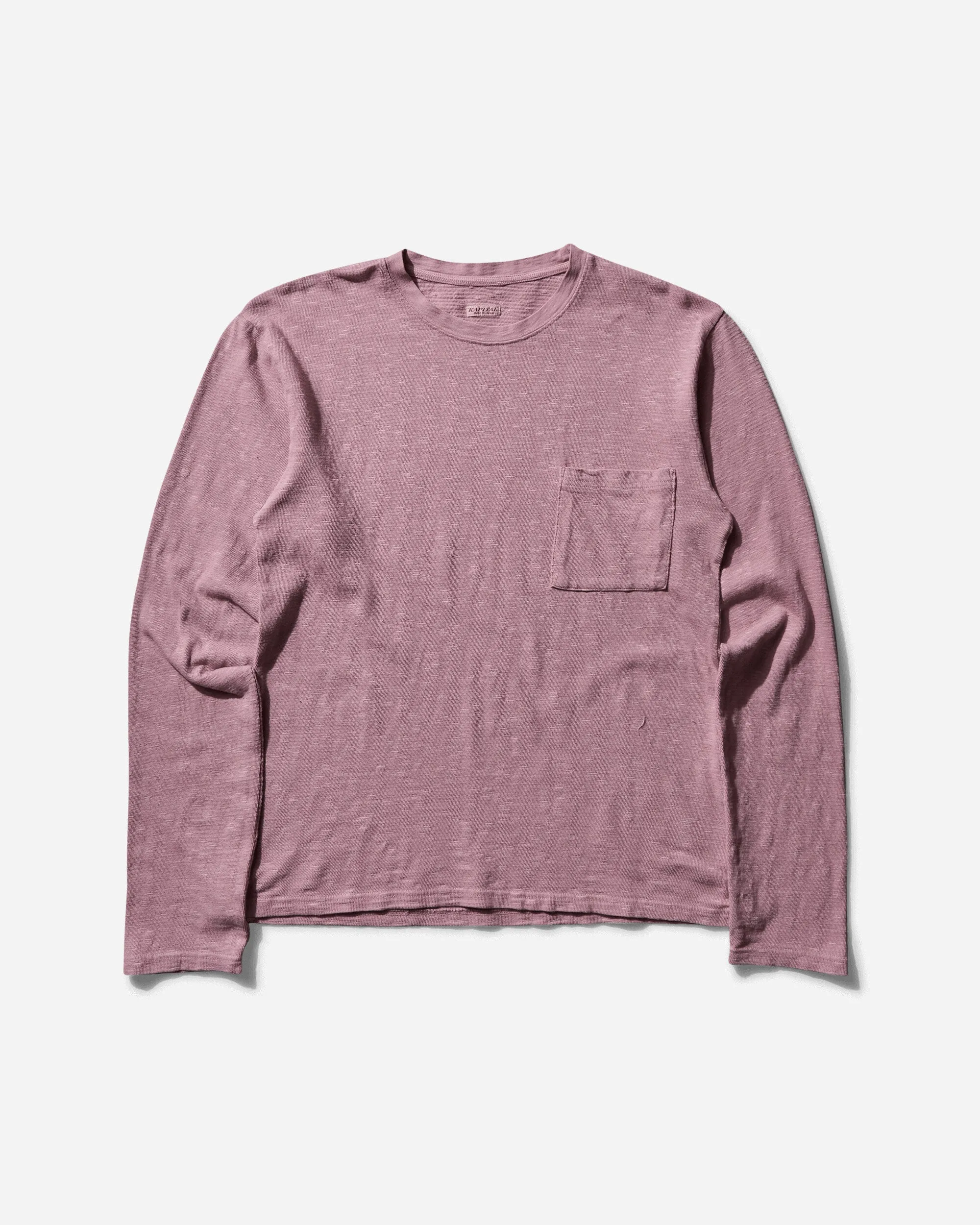 Men's Amuse Knit Pocket Longsleeve T-Shirt Pink