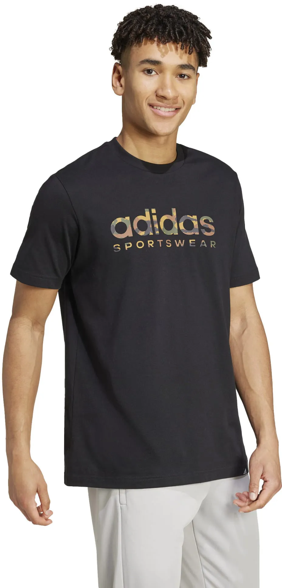 Men's Camo Linear Graphic T-Shirt