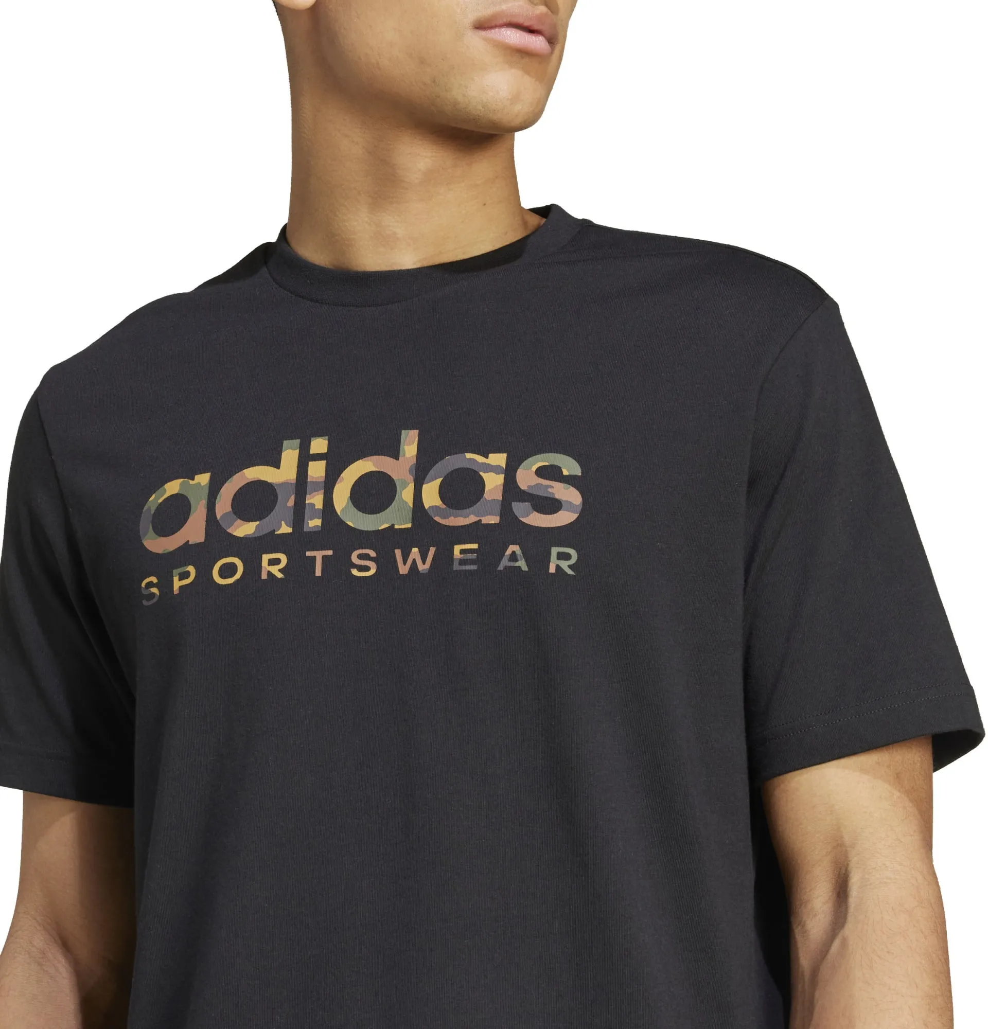 Men's Camo Linear Graphic T-Shirt