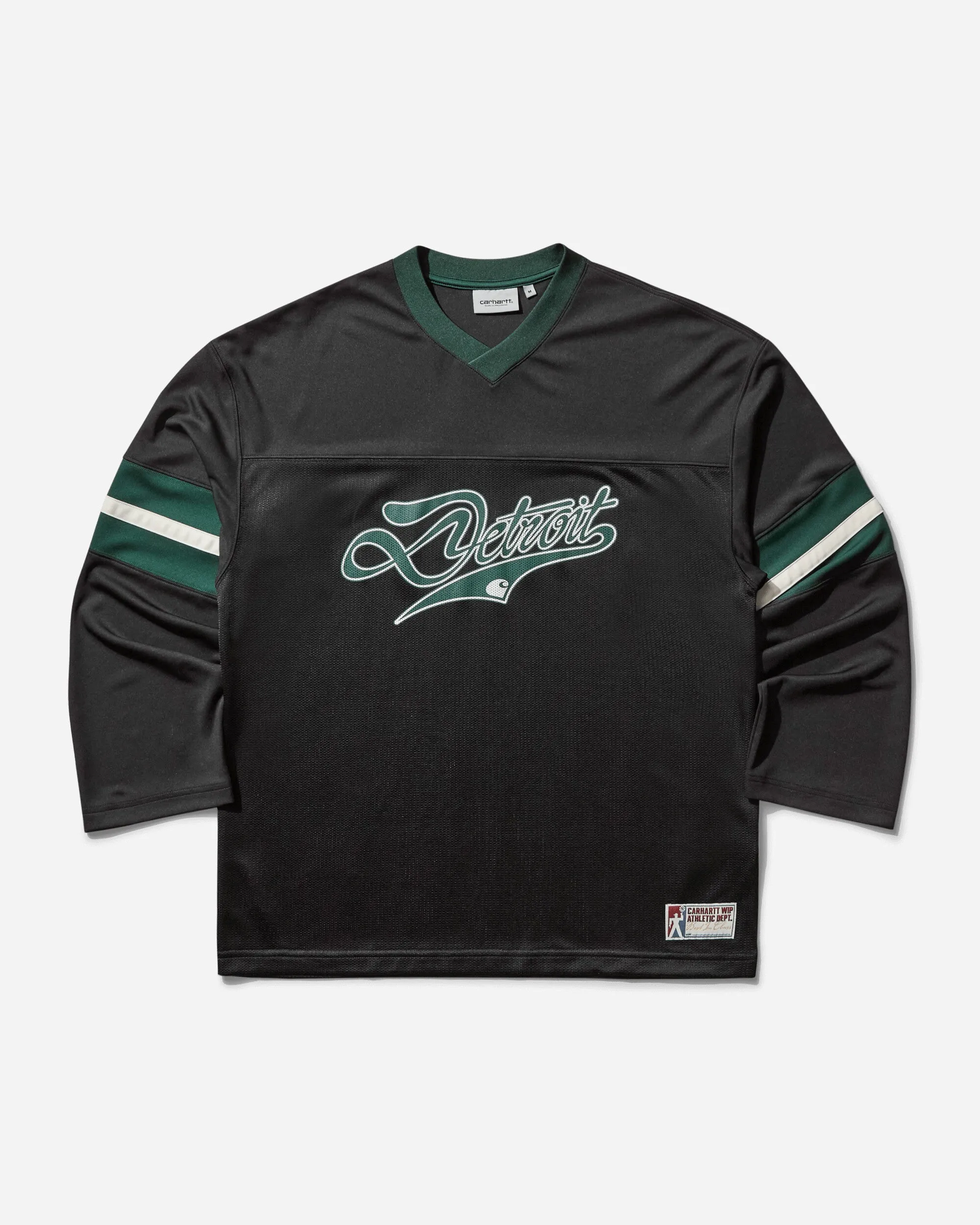 Men's Detroit Mesh Longsleeve T-Shirt Black / Conifer