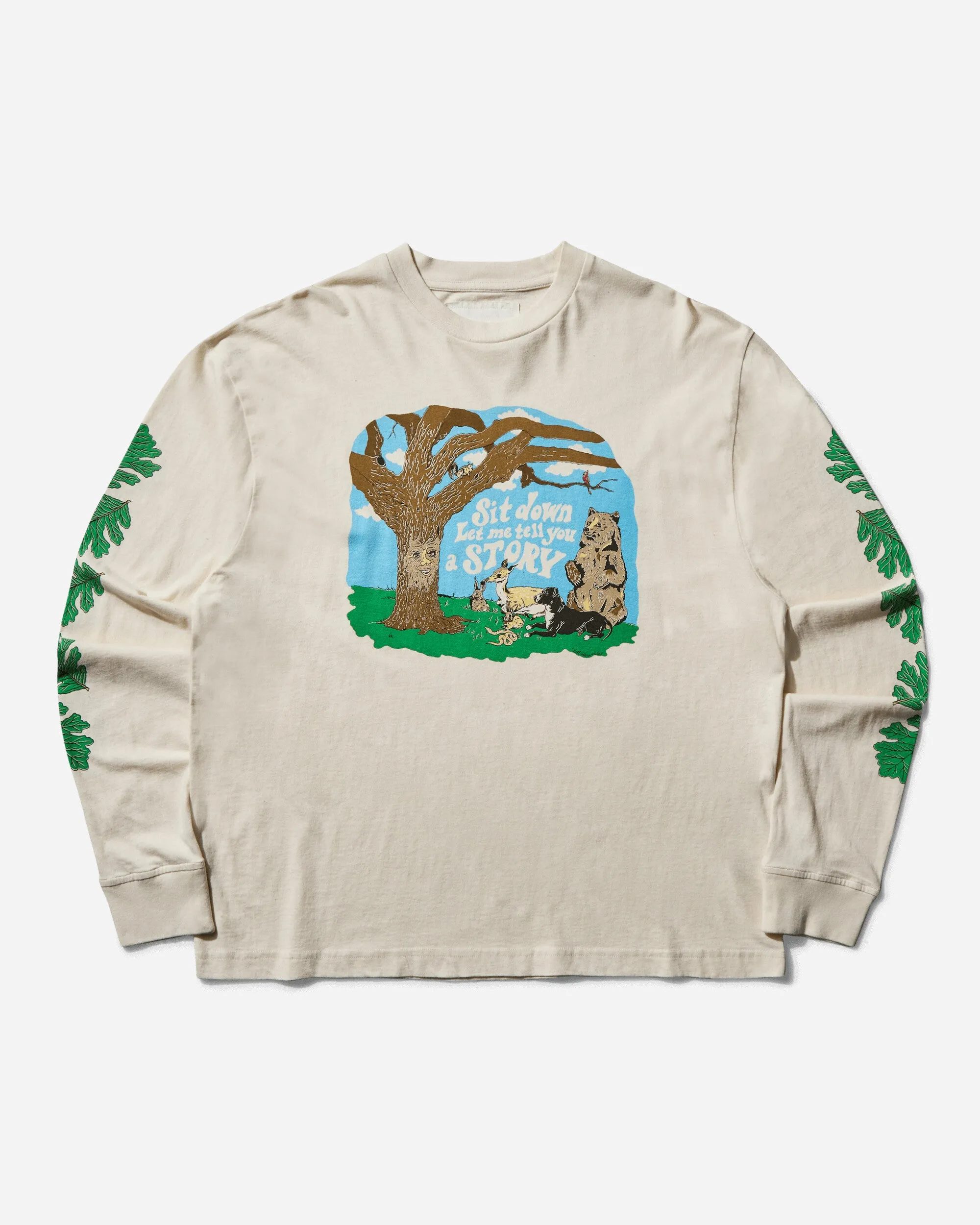 Men's Grateful Longsleeve T-Shirt Ecru