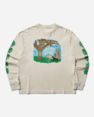 Men's Grateful Longsleeve T-Shirt Ecru