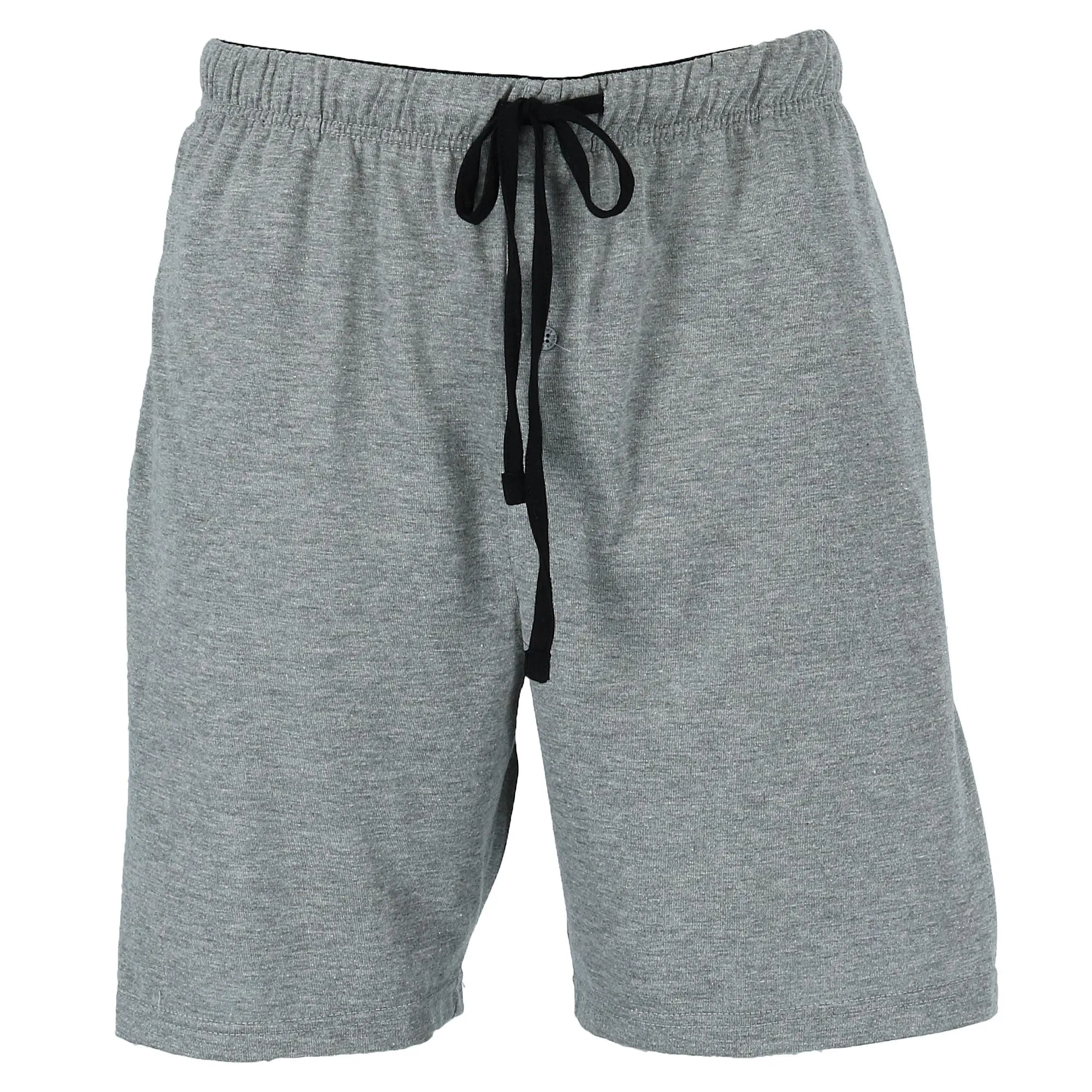 Men's Jersey Knit Cotton Button Fly Pajama Sleep Shorts