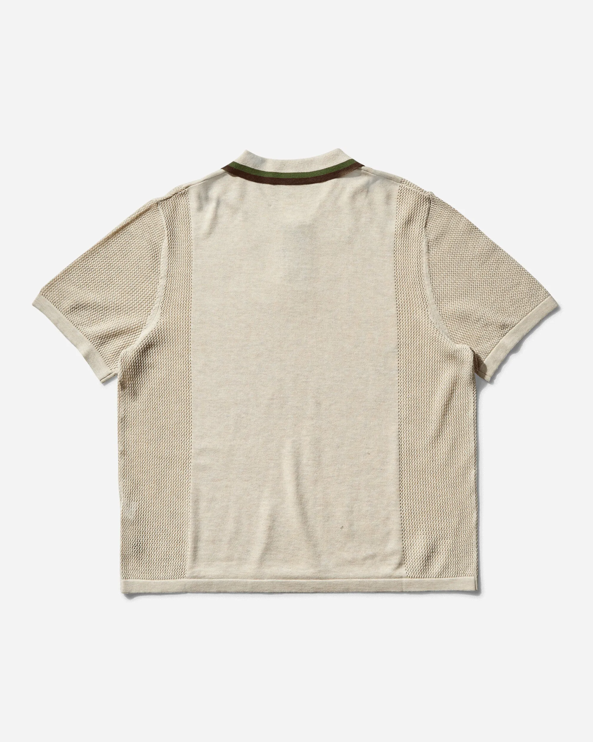 Men's Logo Head Pointelle Polo Natural