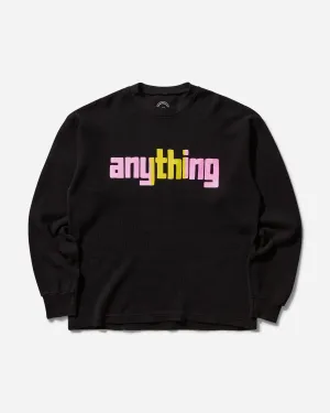 Men's Midtown Logo Waffle Knit Top Black