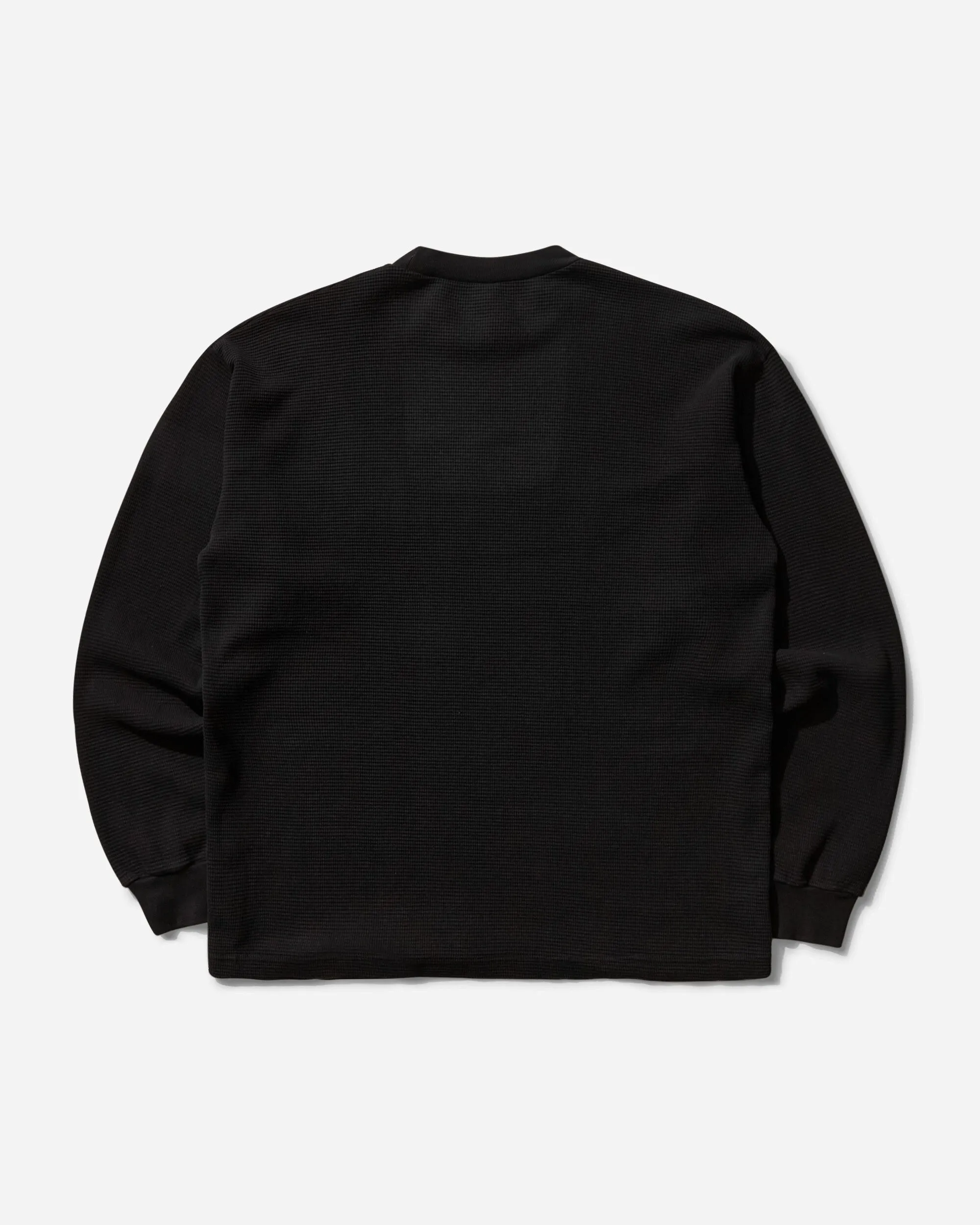 Men's Midtown Logo Waffle Knit Top Black