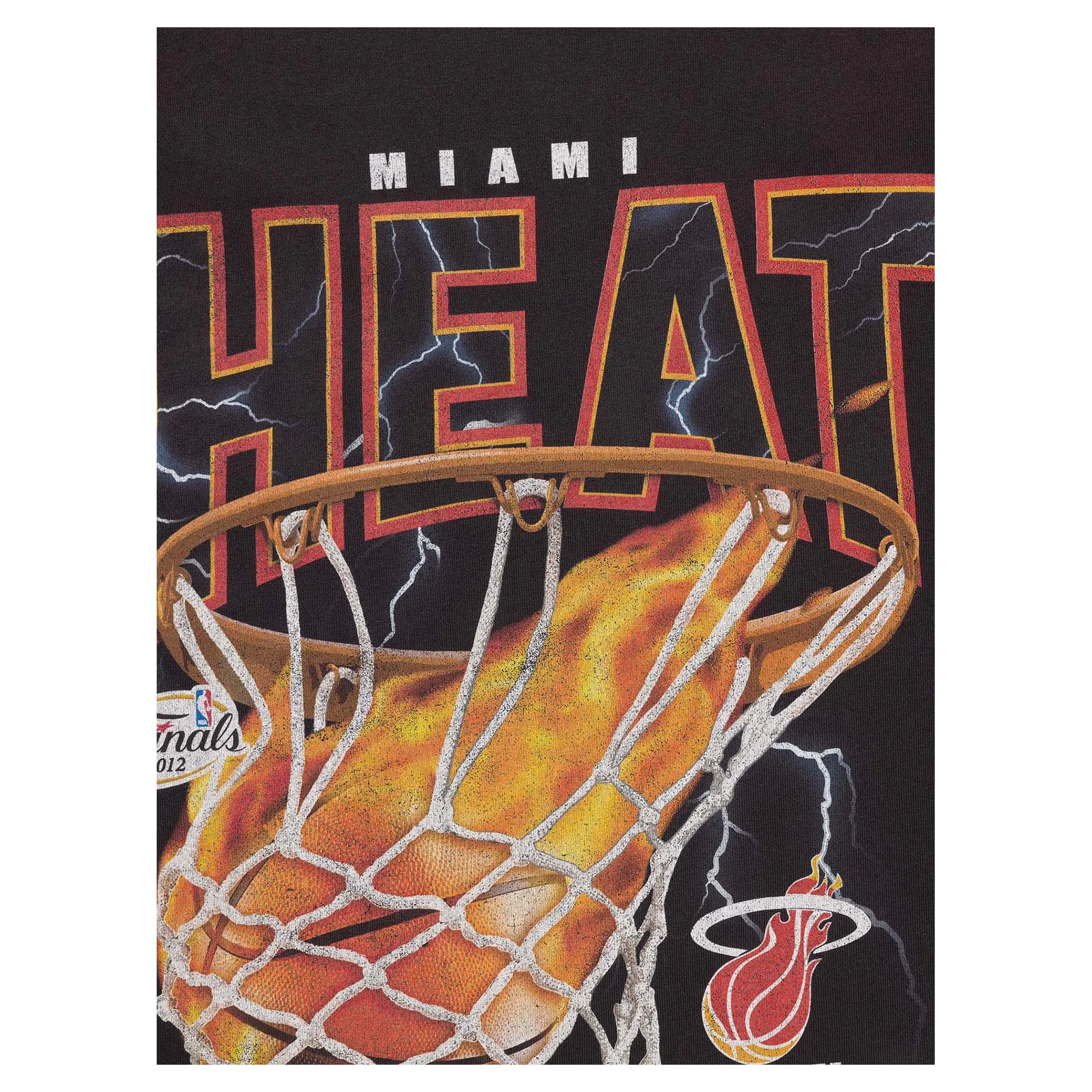 Men's NBA Miami Heat Fire N Lightning Tee