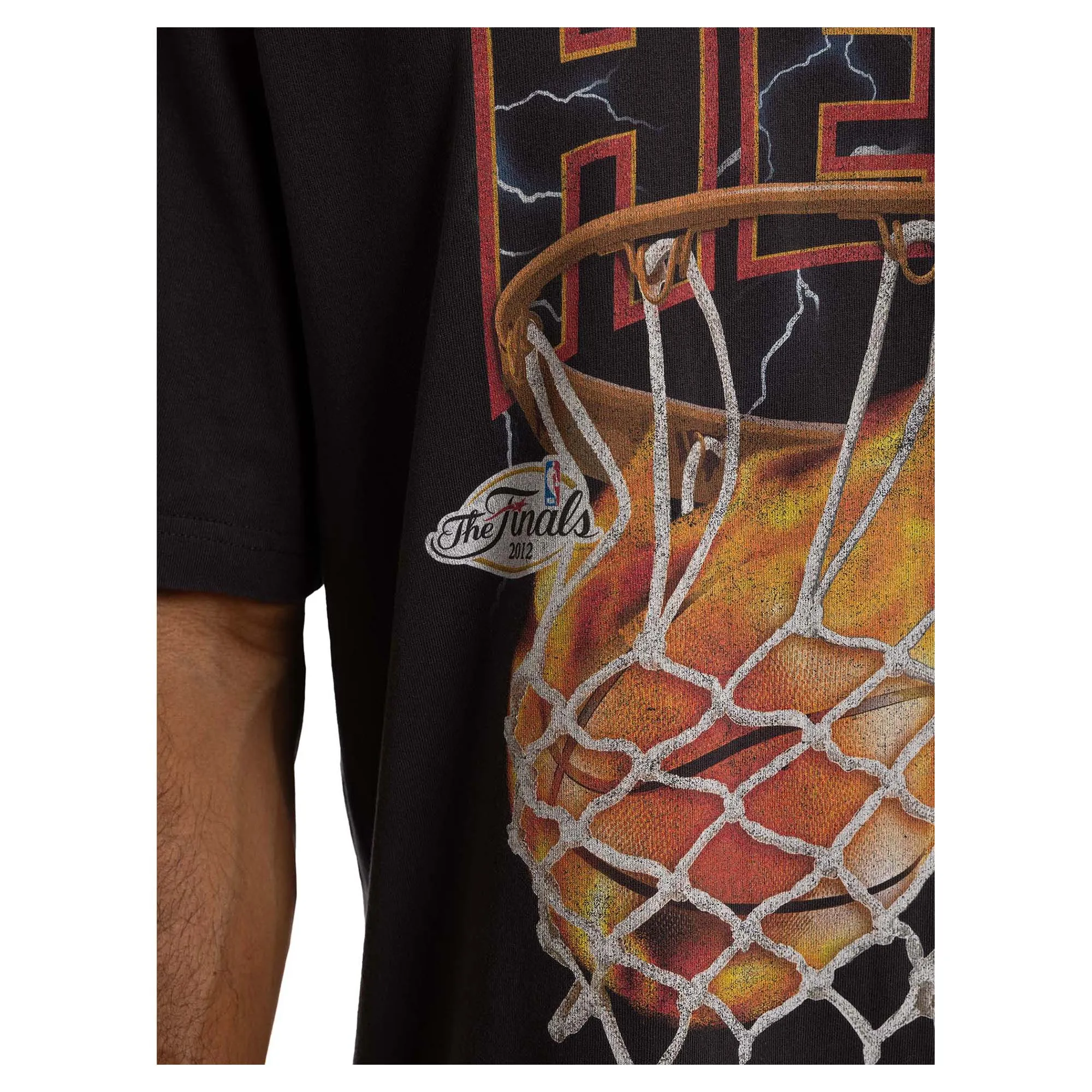 Men's NBA Miami Heat Fire N Lightning Tee