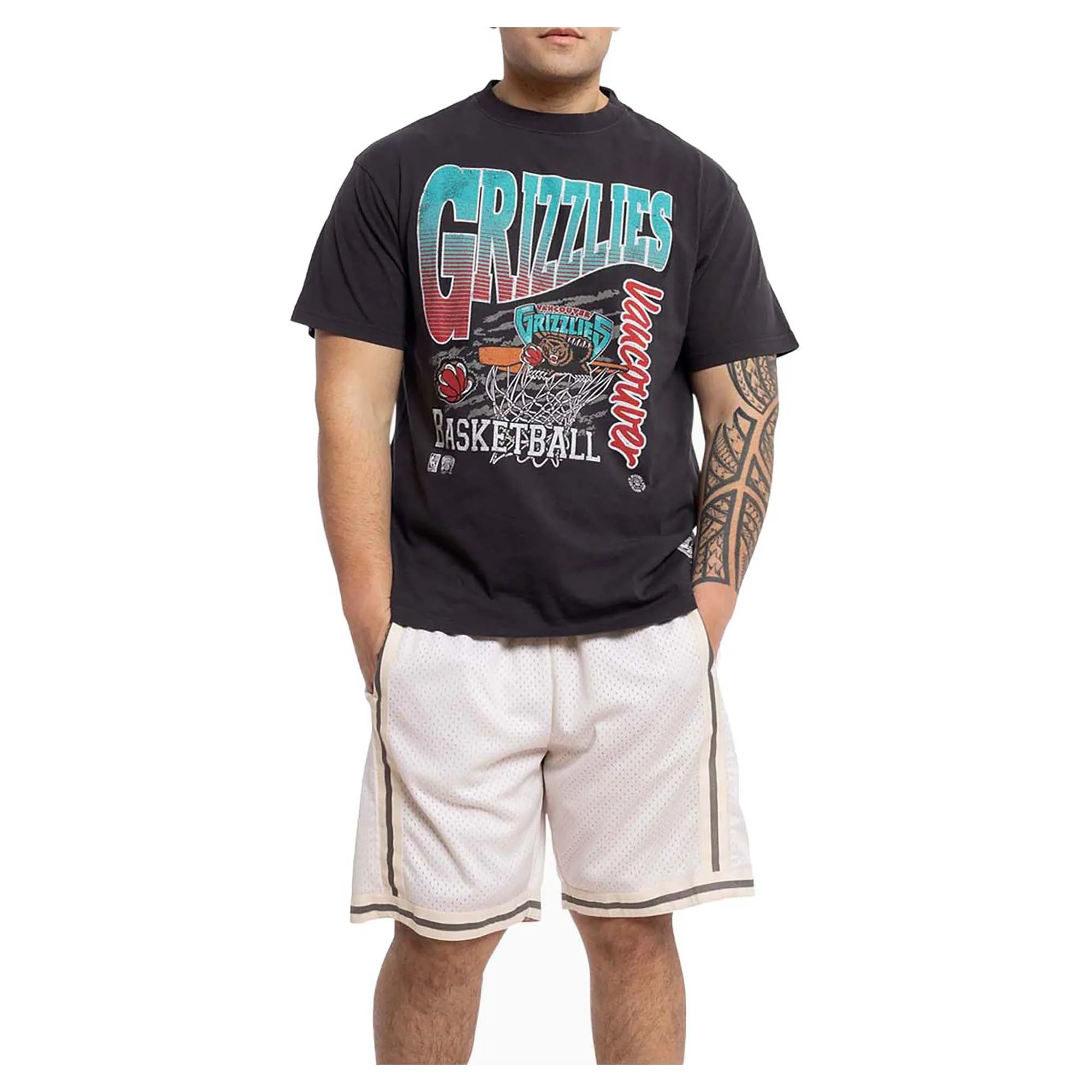Men's NBA Vancouver Grizzlies Basket Tee