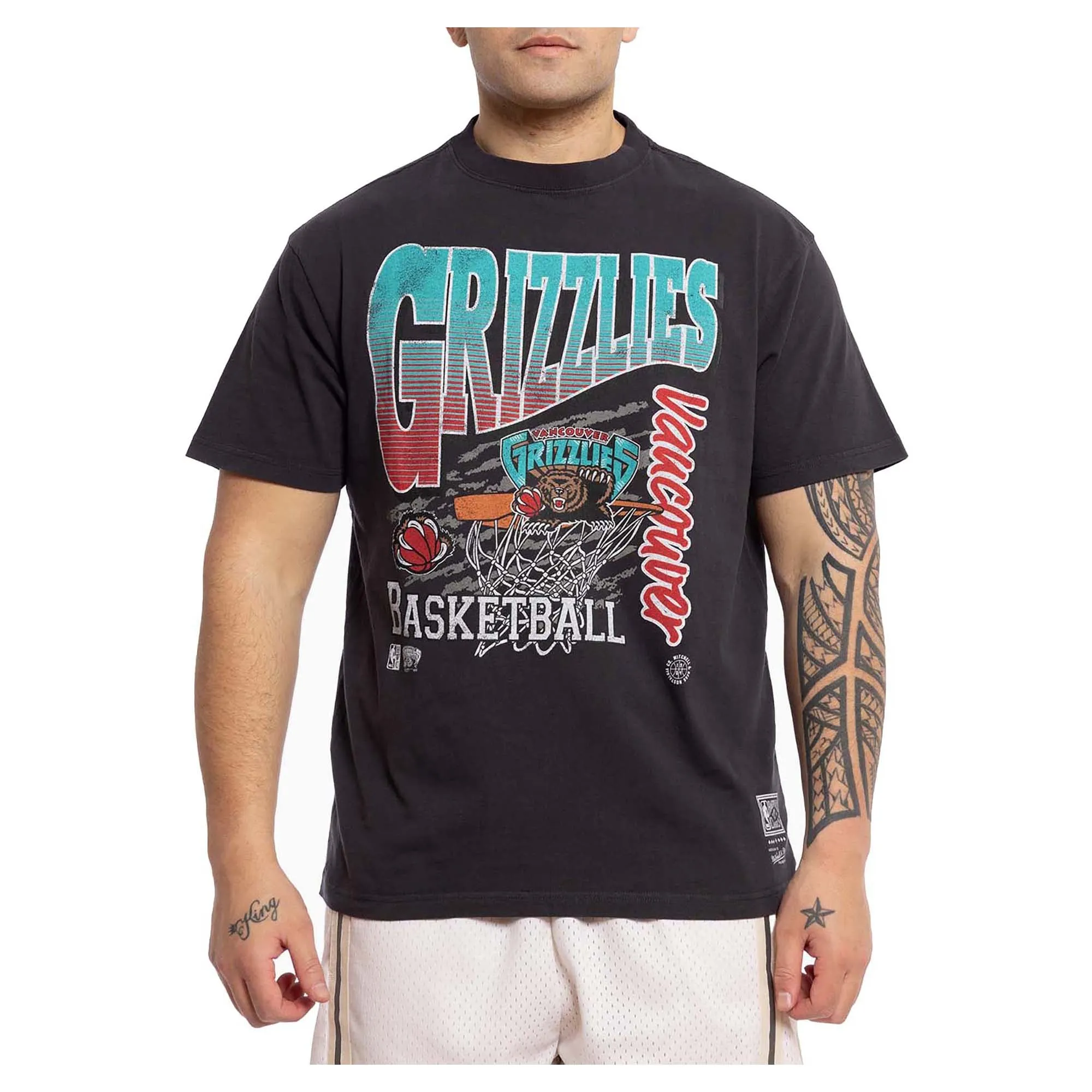 Men's NBA Vancouver Grizzlies Basket Tee