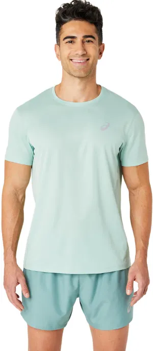 Men's Silver Short Sleeve Top