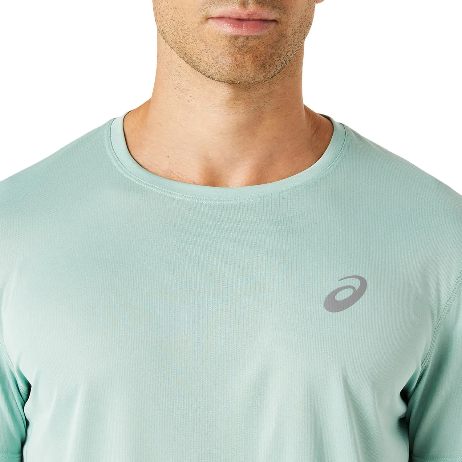 Men's Silver Short Sleeve Top