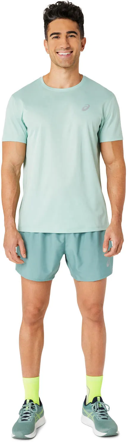 Men's Silver Short Sleeve Top