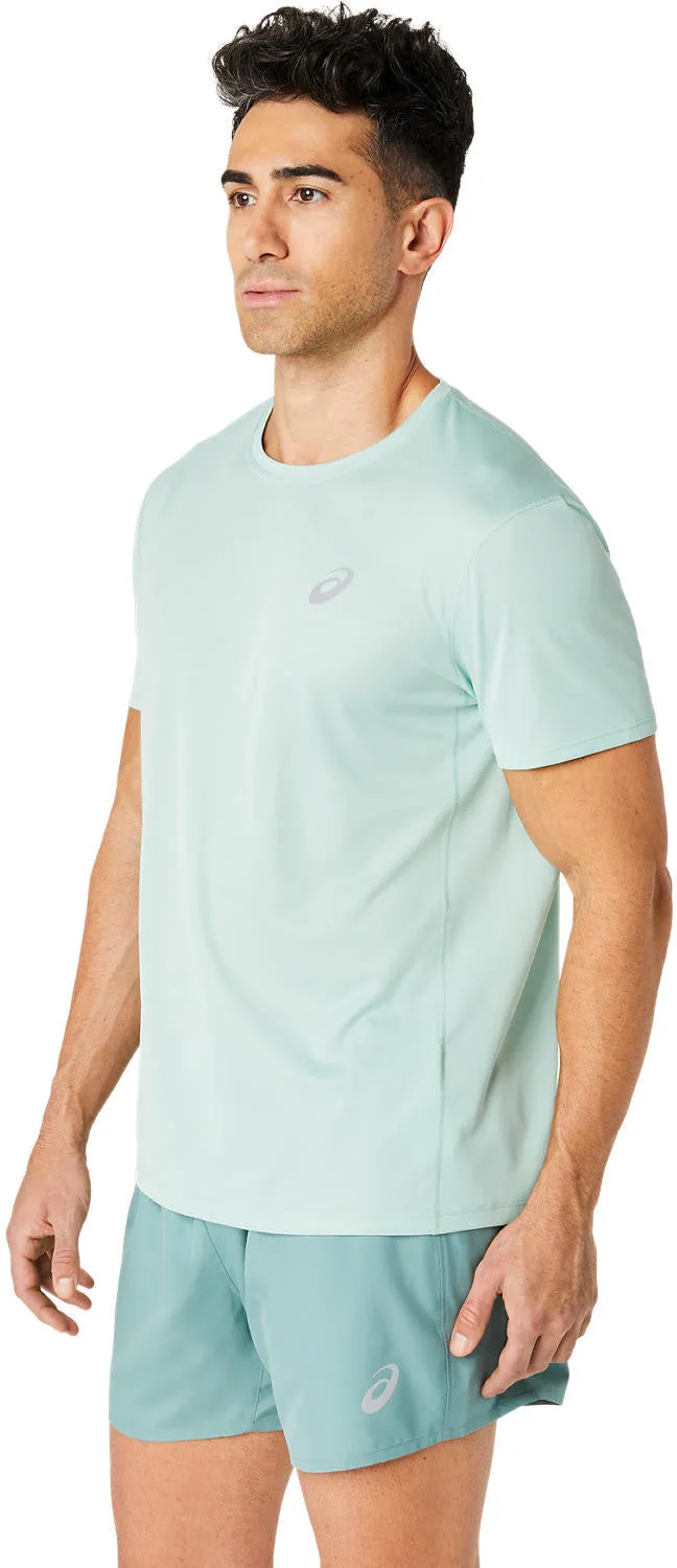 Men's Silver Short Sleeve Top