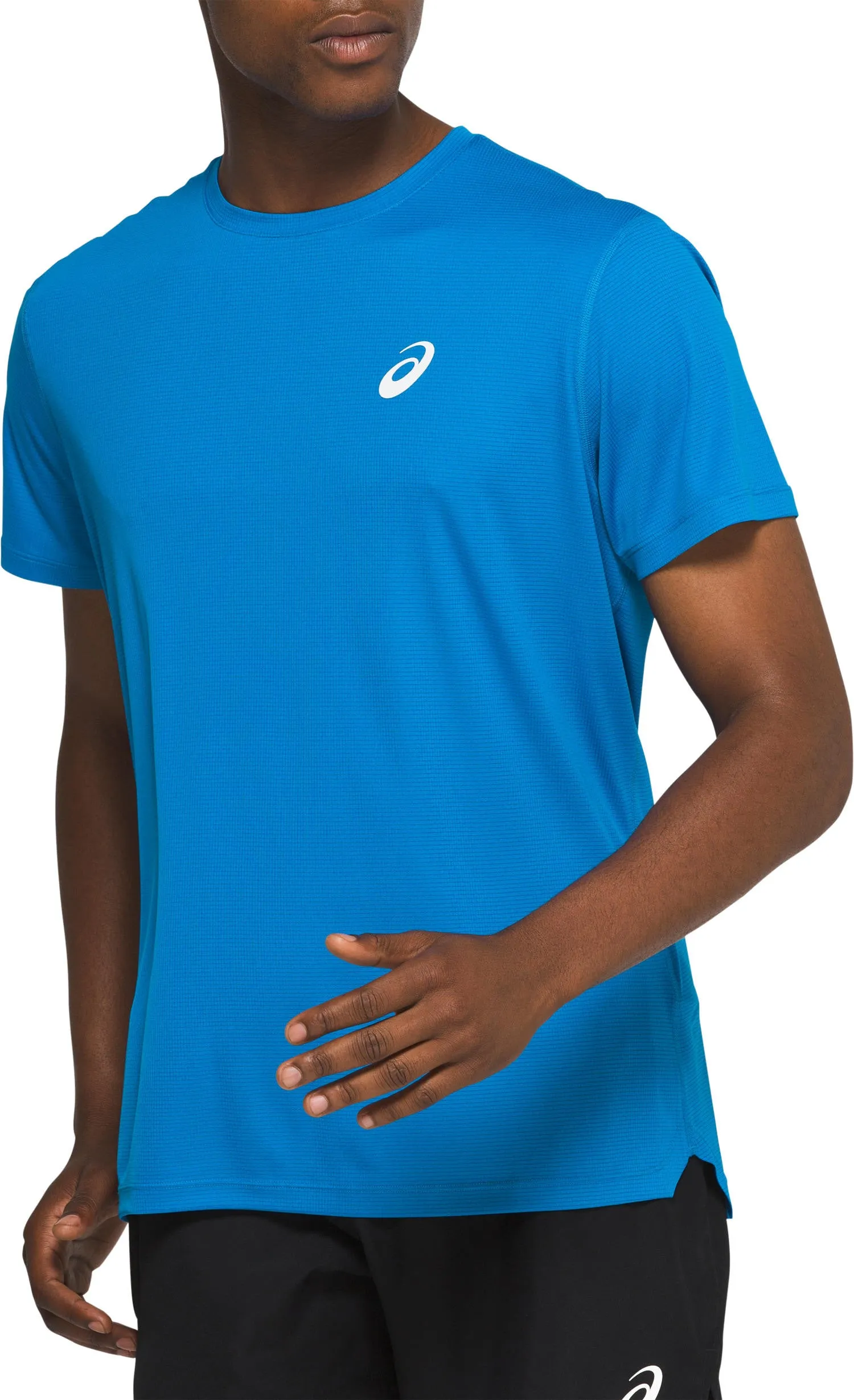 Men's Silver Short Sleeve Top