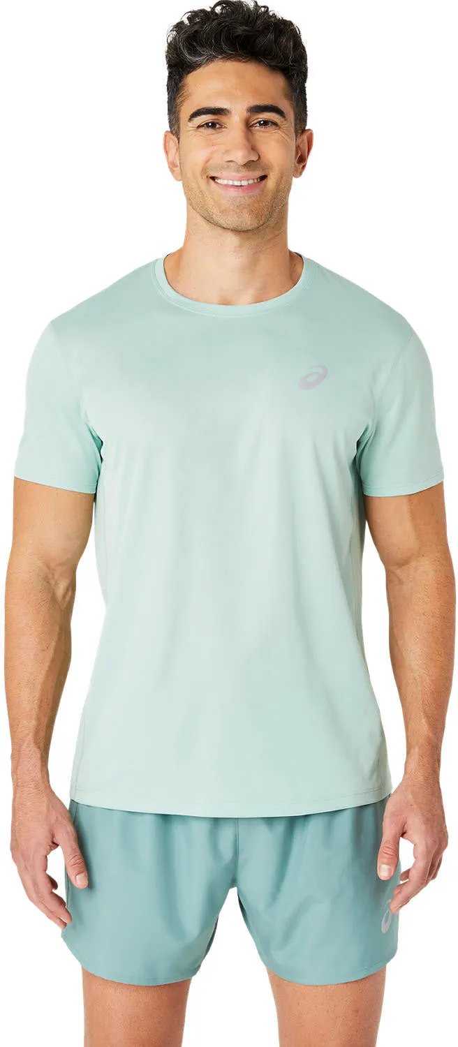 Men's Silver Short Sleeve Top