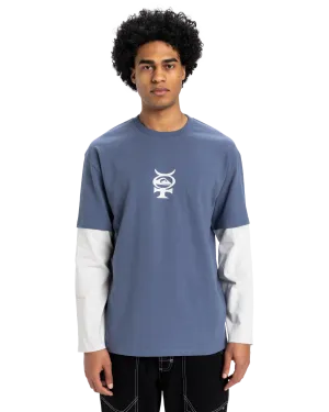 Mercury Layer Long Sleeve T-Shirt in Vintage Indigo