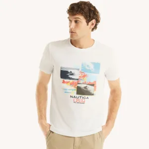 Nautica Mens Surf 1983 Invitational Graphic T-Shirt