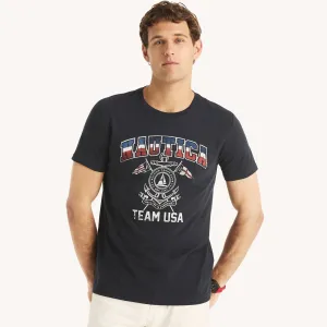 Nautica Mens Sustainably Crafted Team Usa Graphic T-Shirt