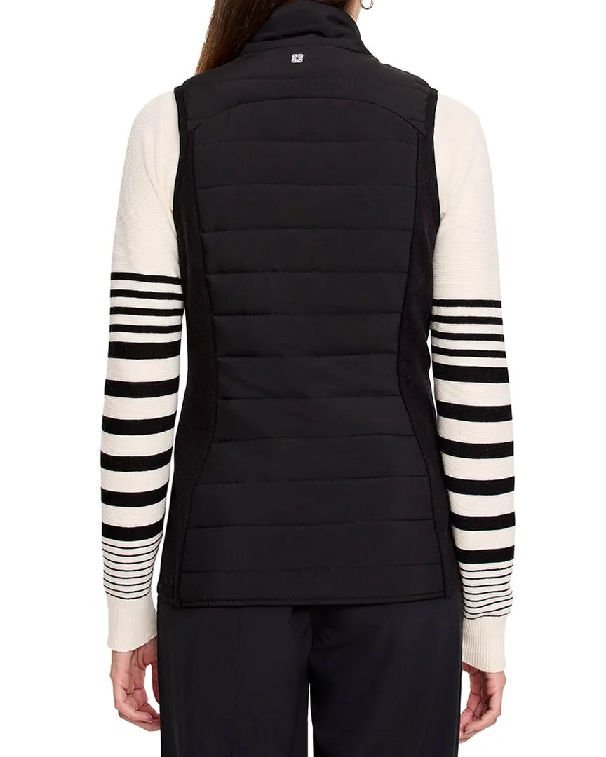 NIC ZOE Quilted Knit Trim Puffer Vest