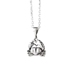 Nick Von K Bijoux Nick Von K - Collier Charme Romance de Crabe en Argent Sterling