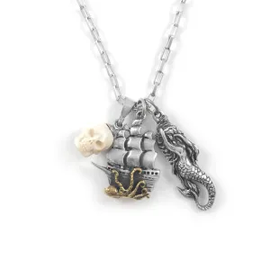 Nick Von K Bijoux Nick Von K - Pendentif Épousez une Sirène Noyez-vous en Mer