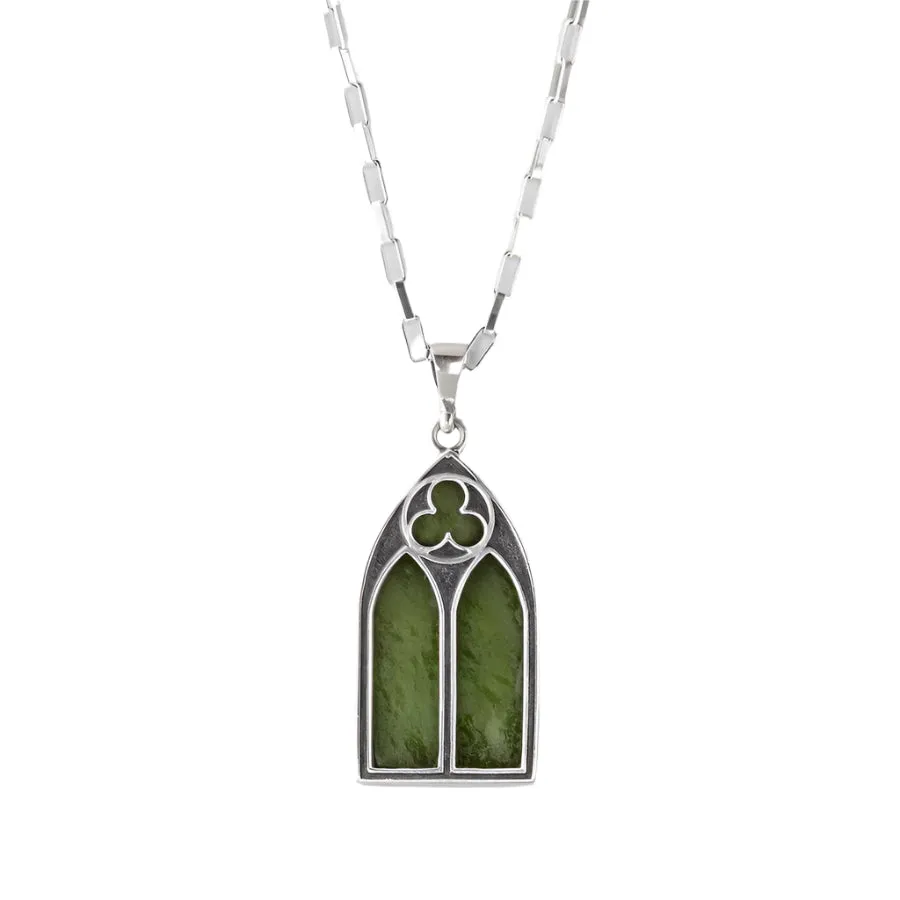 Nick Von K Bijoux Nick Von K - Pendentif Charme Gothique en Argent Sterling avec Pounamu