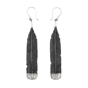 Nick Von K Bijoux Nick Von K - Boucles d'oreilles en plume de Huia