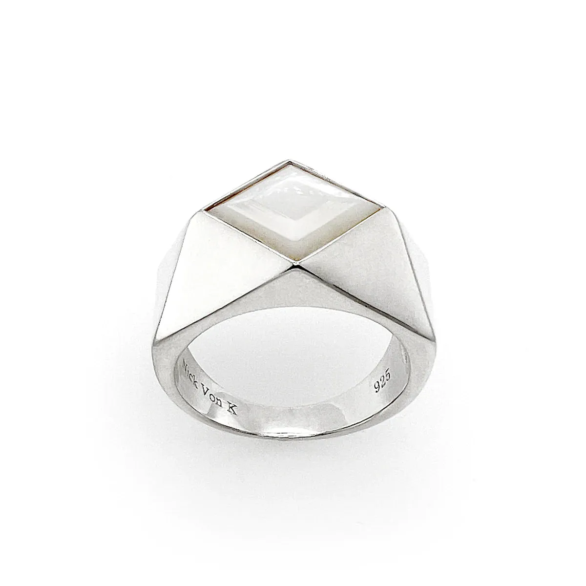 Nick Von K Bijoux Nick Von K - Bague Élémentaire en Nacre