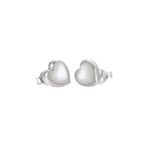 Nick Von K Bijoux Nick Von K - Boutons d'oreille en forme de cœur en nacre