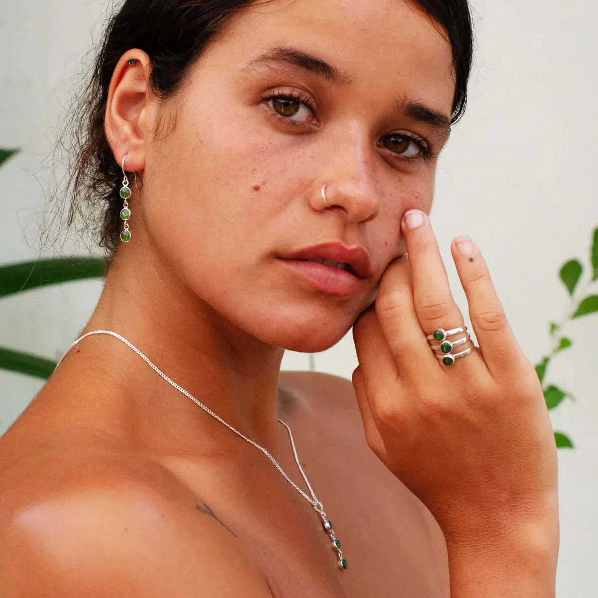 Nick Von K Bijoux Nick Von K - Bague Pounamu 3 Muses