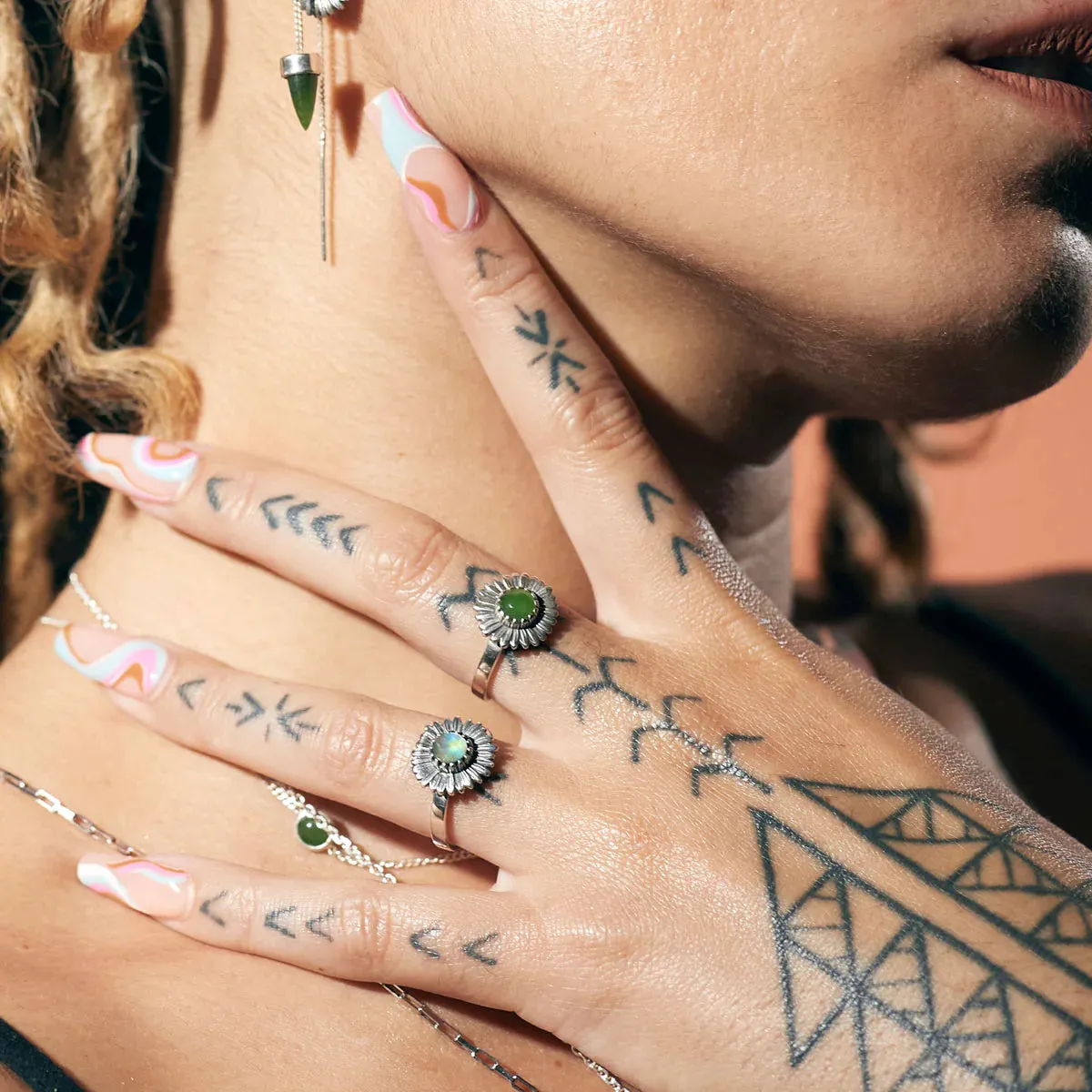 Nick Von K Bijoux Nick Von K - Bague Pounamu Daisy