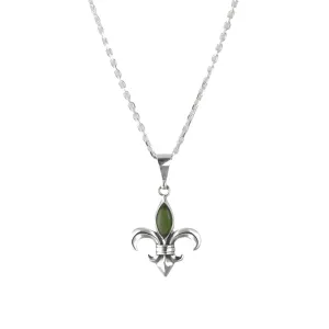 Nick Von K Bijoux Nick Von K - Pendentif Pounamu Fleur de Lis