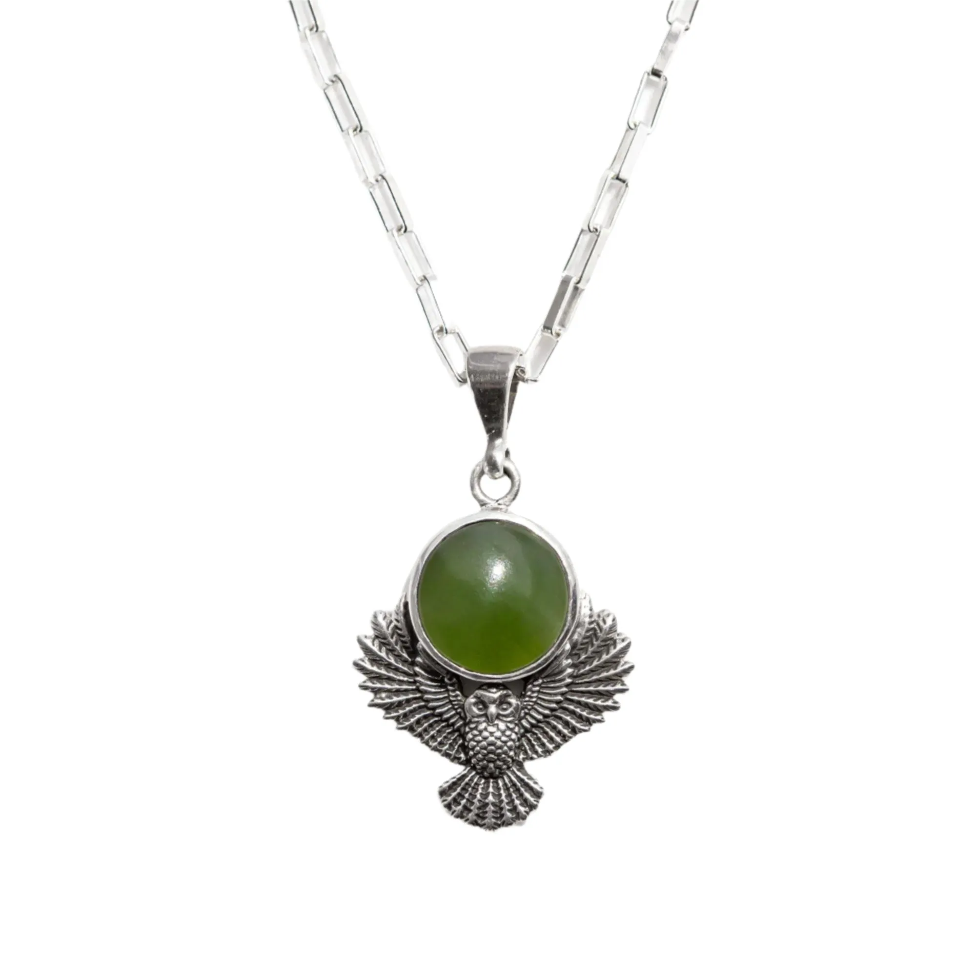 Nick Von K Bijoux Nick Von K - Pendentif Gardien Chouette en Pounamu