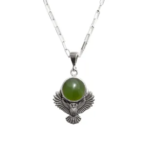 Nick Von K Bijoux Nick Von K - Pendentif Gardien Chouette en Pounamu
