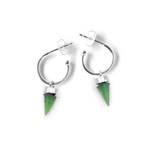 Nick Von K Bijoux Nick Von K - Boucles d'oreilles Pointues en Pounamu