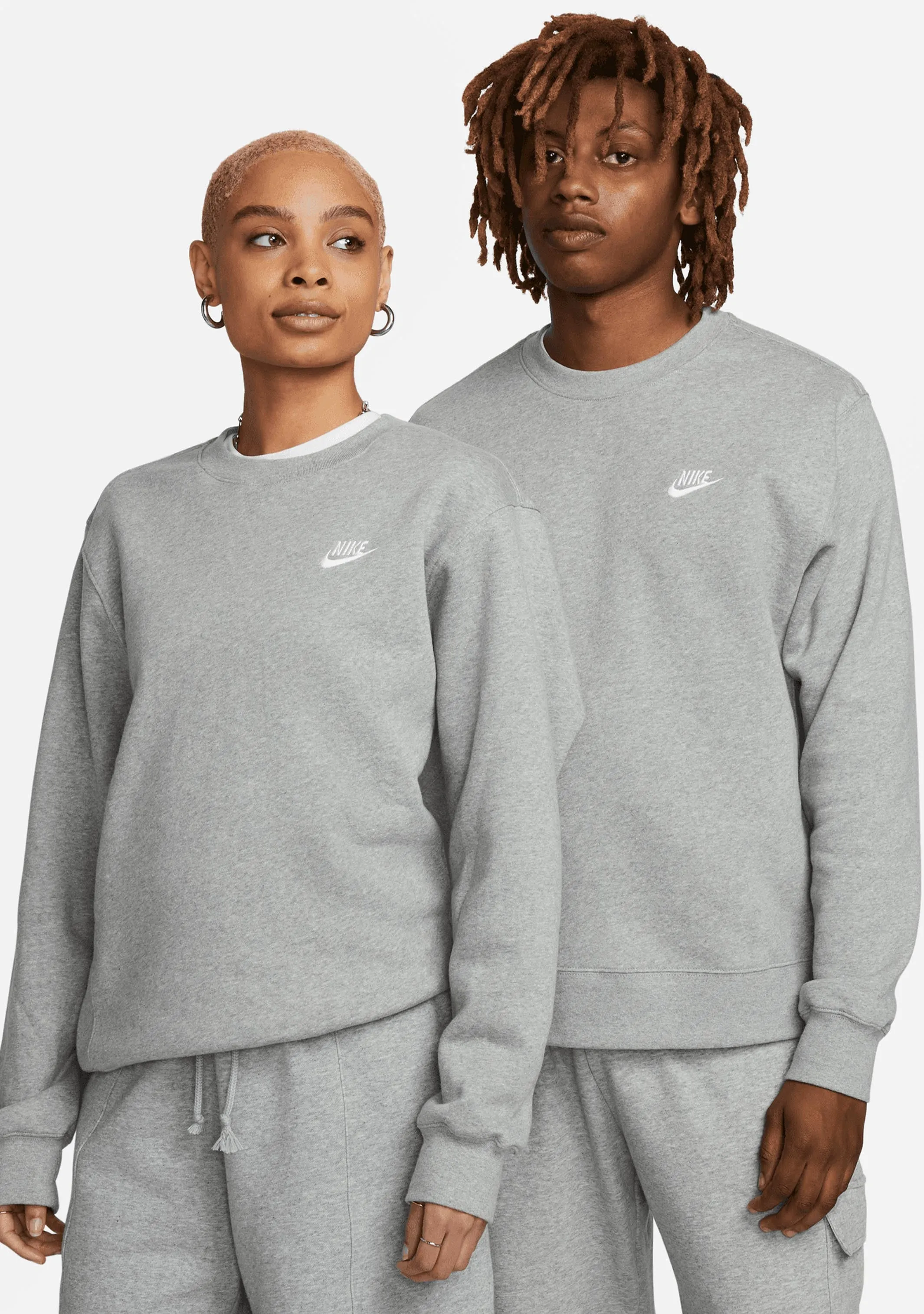 Nike Men's NSW Club Crew BB Grey