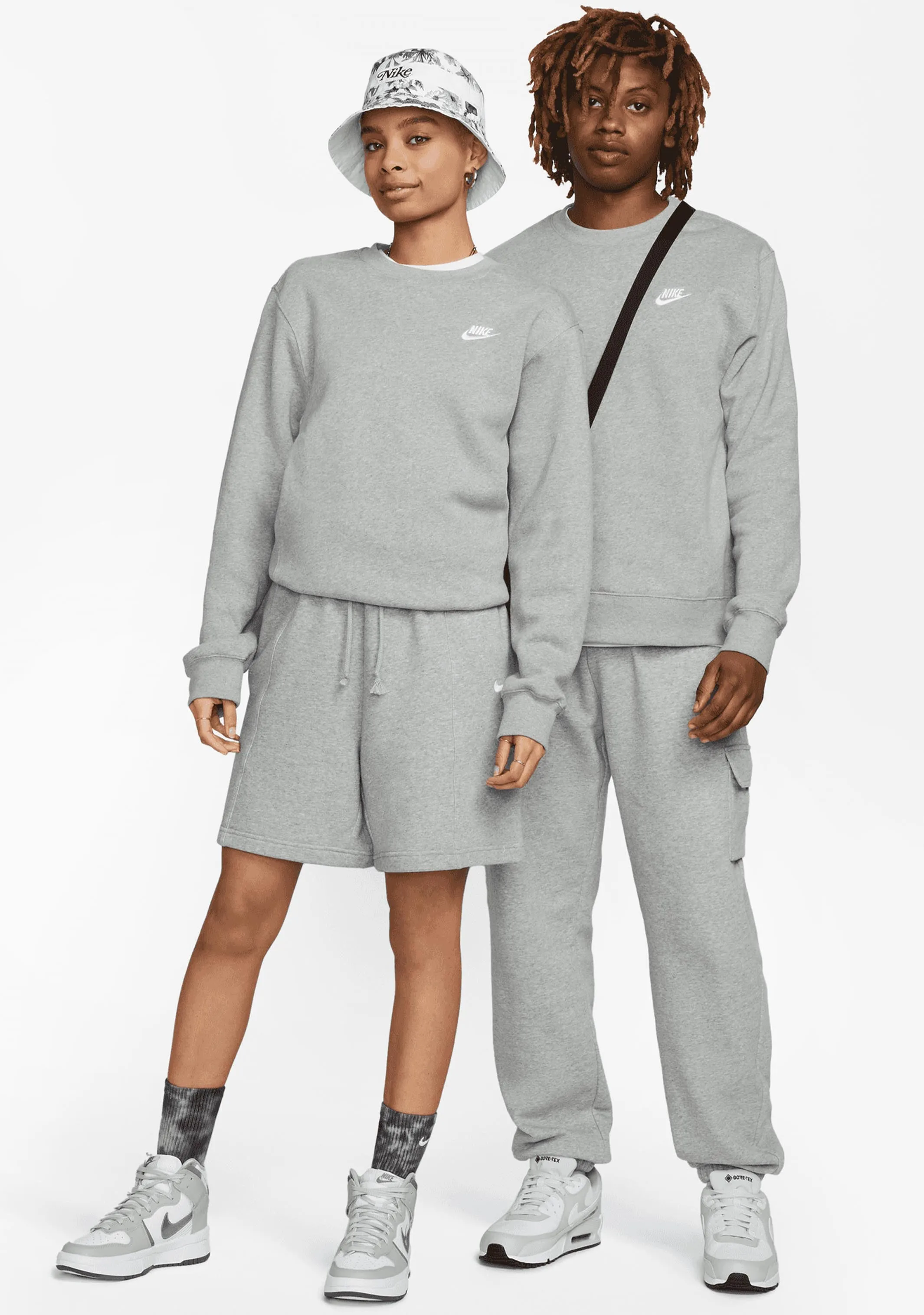Nike Men's NSW Club Crew BB Grey