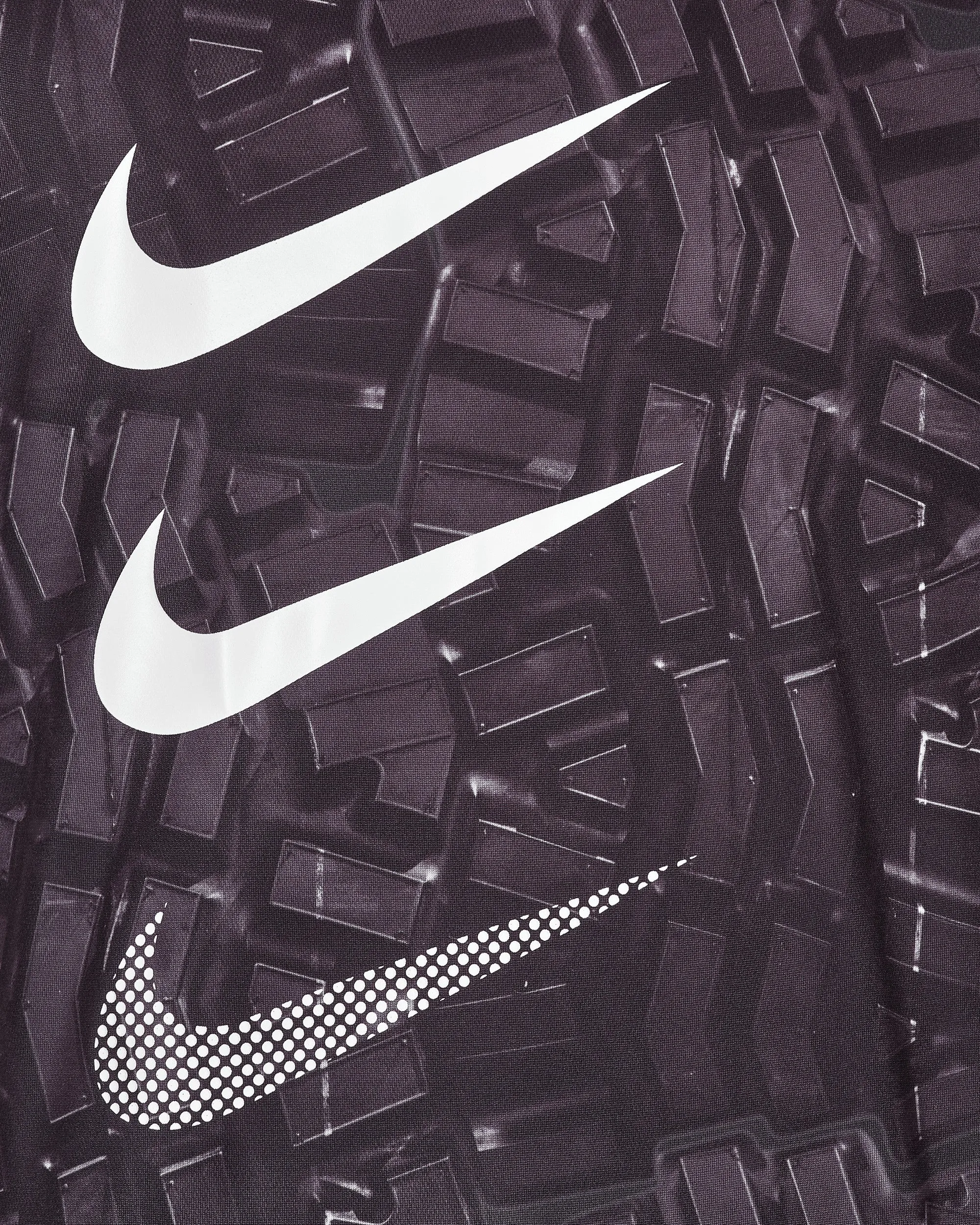 Nike Vertical Triple Tick T-Shirt Black
