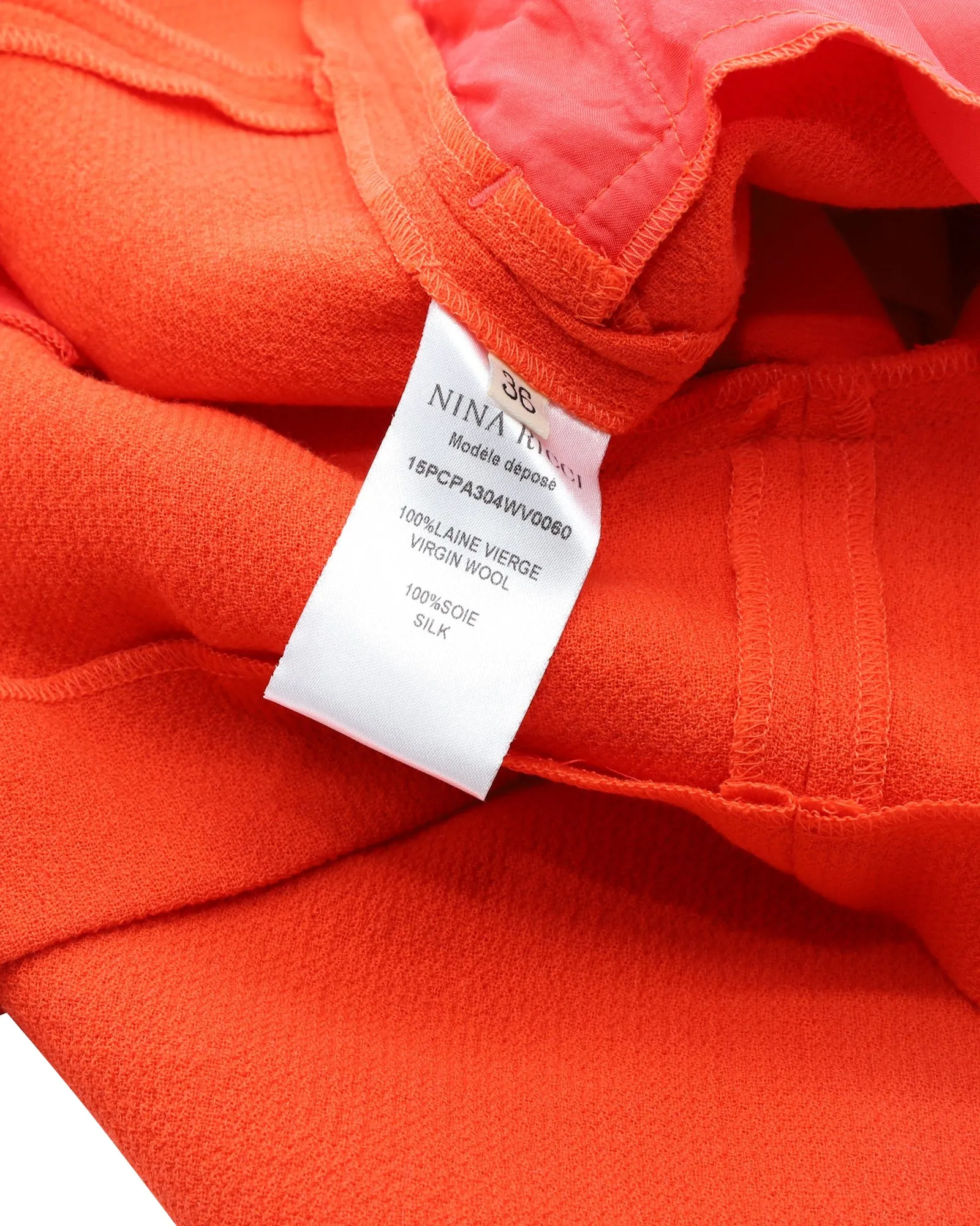 Nina Ricci Shorts in Orange Wool