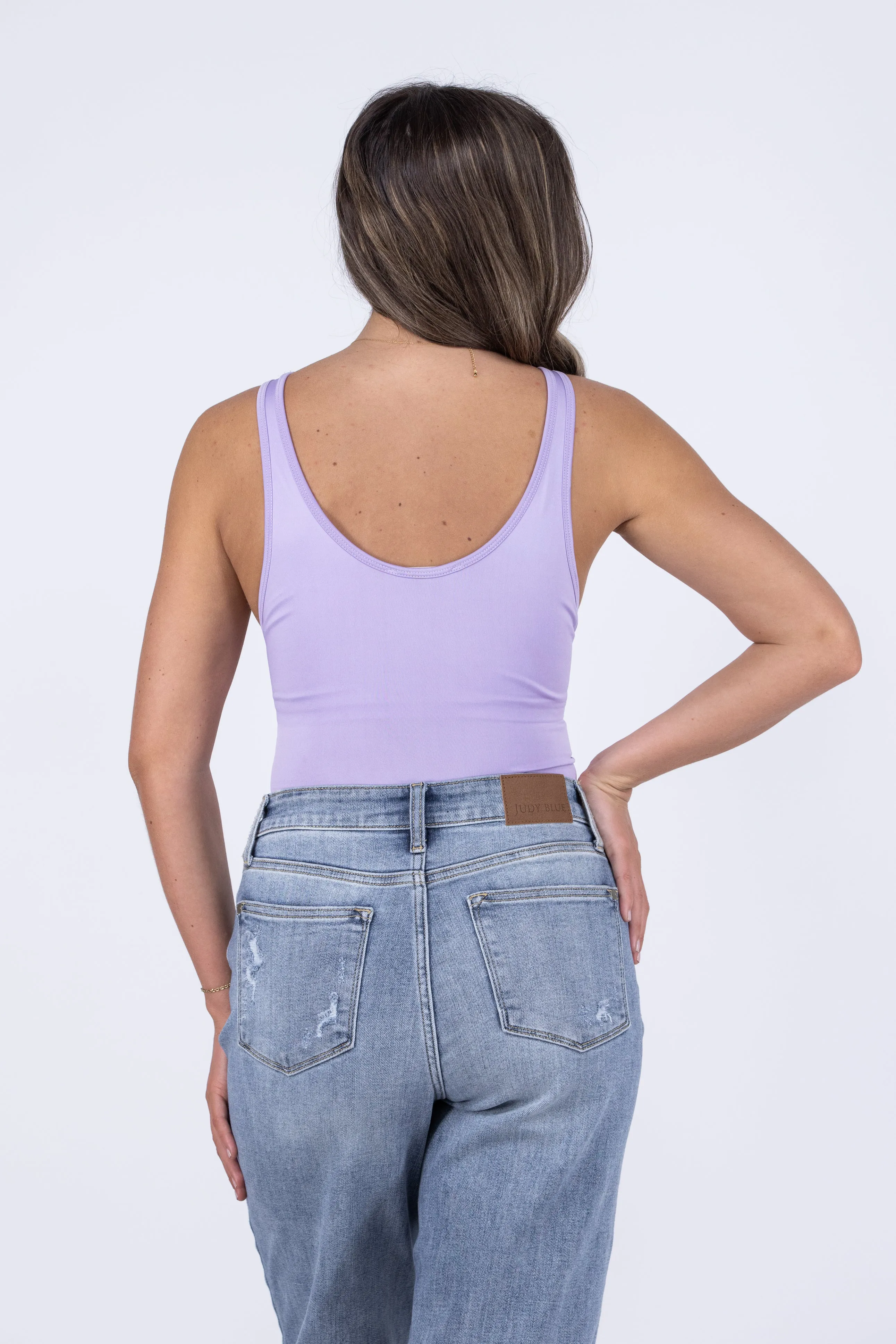 No Excuses Women's Sporty High Neckline Tank Top