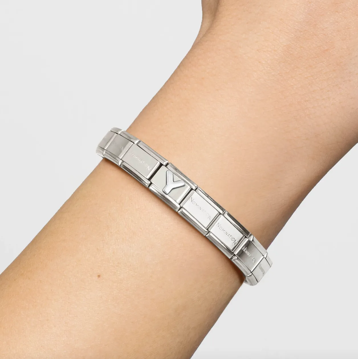 Initiales de nomination Bijoux Lettre Y en argent Charm