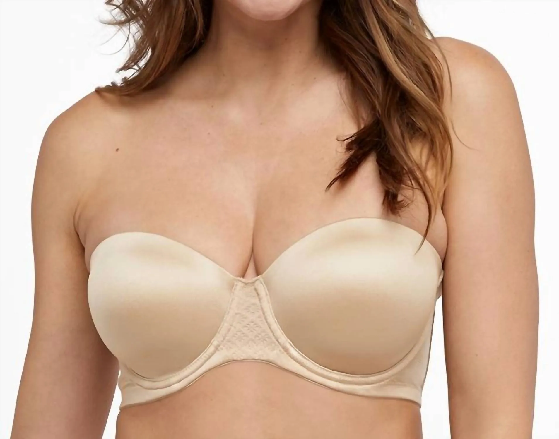 One Smooth U Stay In Place Strapless Bra In Taupe