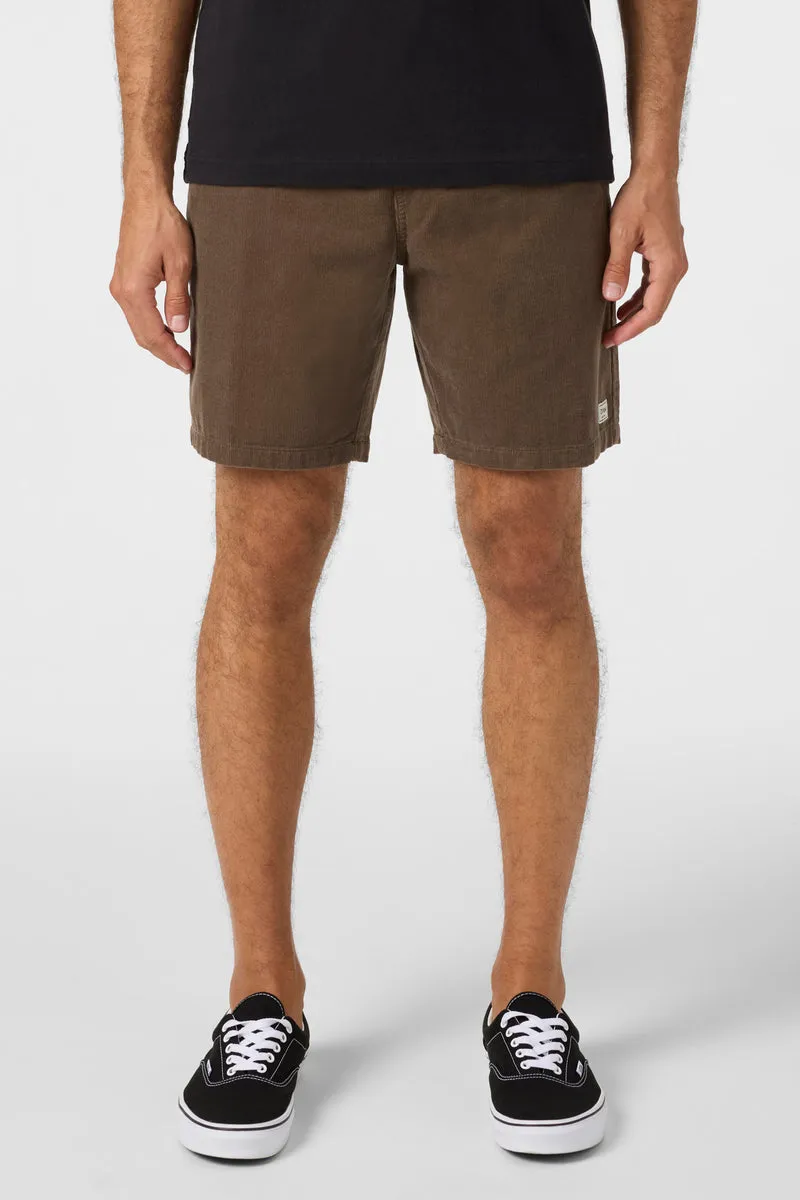O'Neill OG Cord Shorts-Chocolate Chip