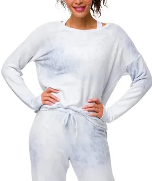 Onzie Flow High Low Sweatshirt 3767 Beach, Prey, Animal Quartz