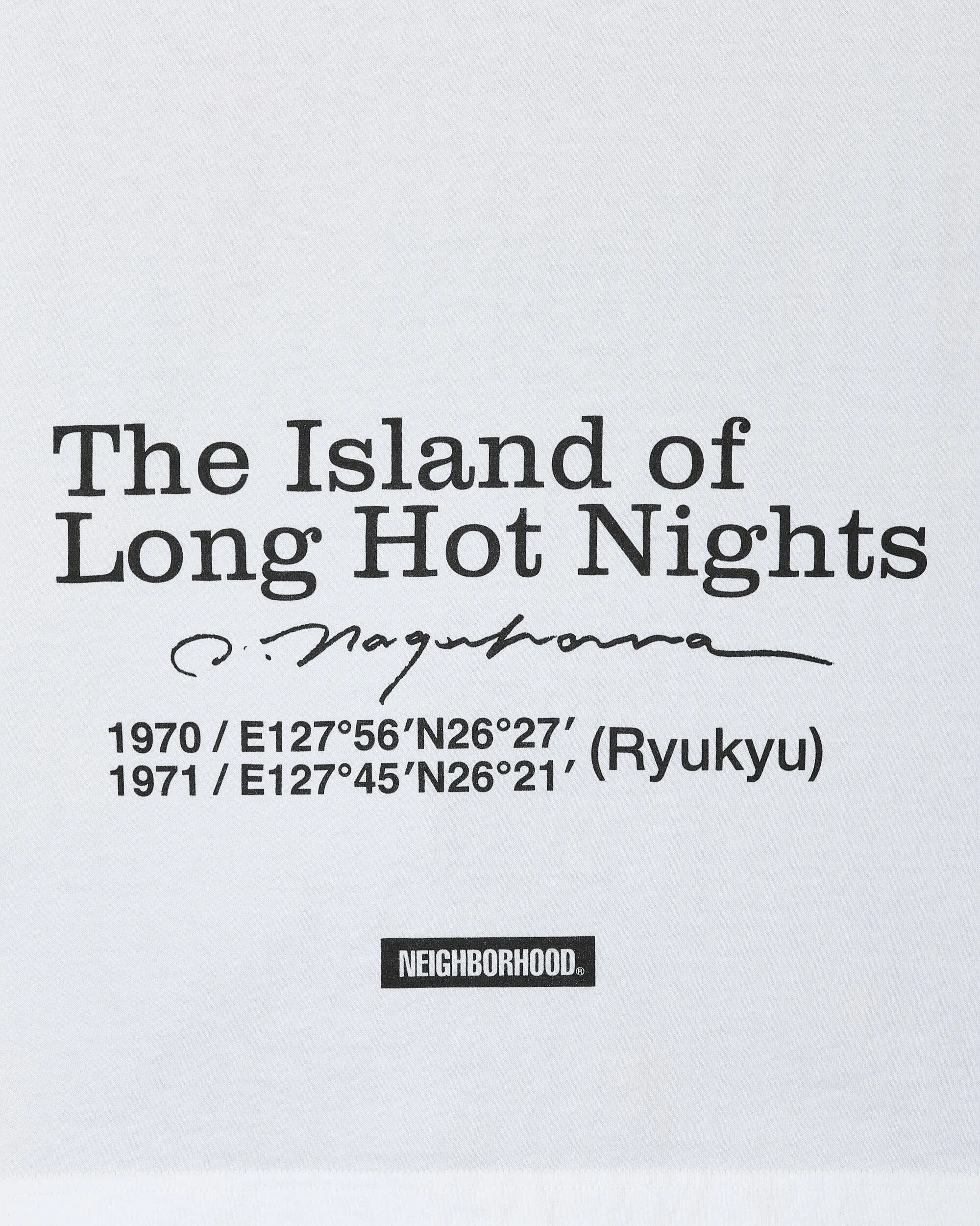 Osamu Nagahama SS-1 T-Shirt White