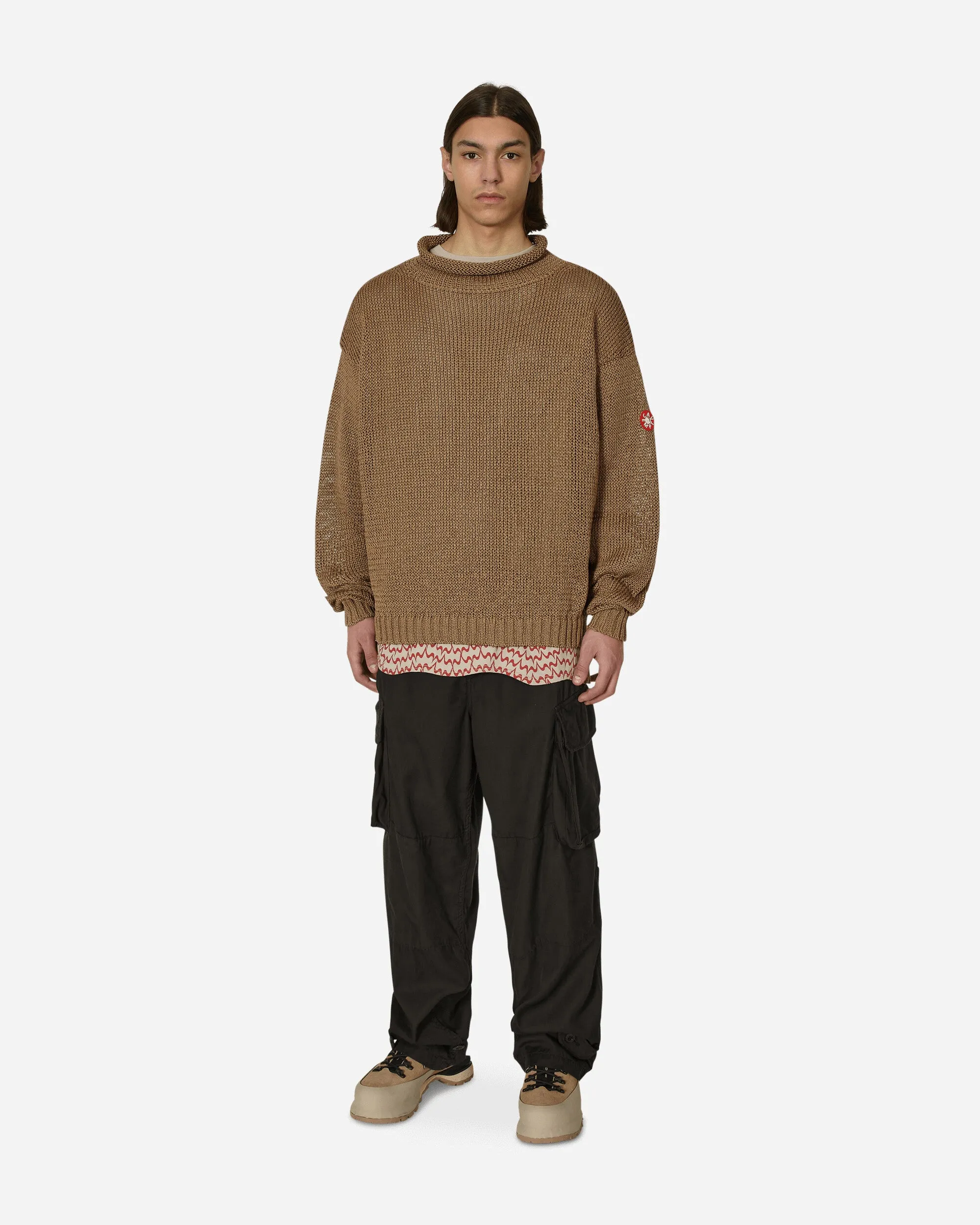 Oversized Shemag T-Shirt Beige