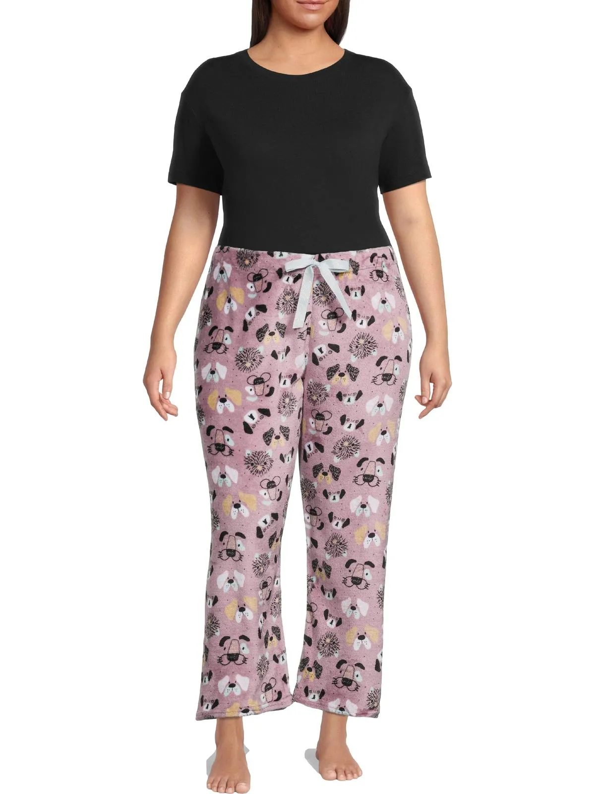 Plus Womens Comfy Sleepwear Pajama Bottoms