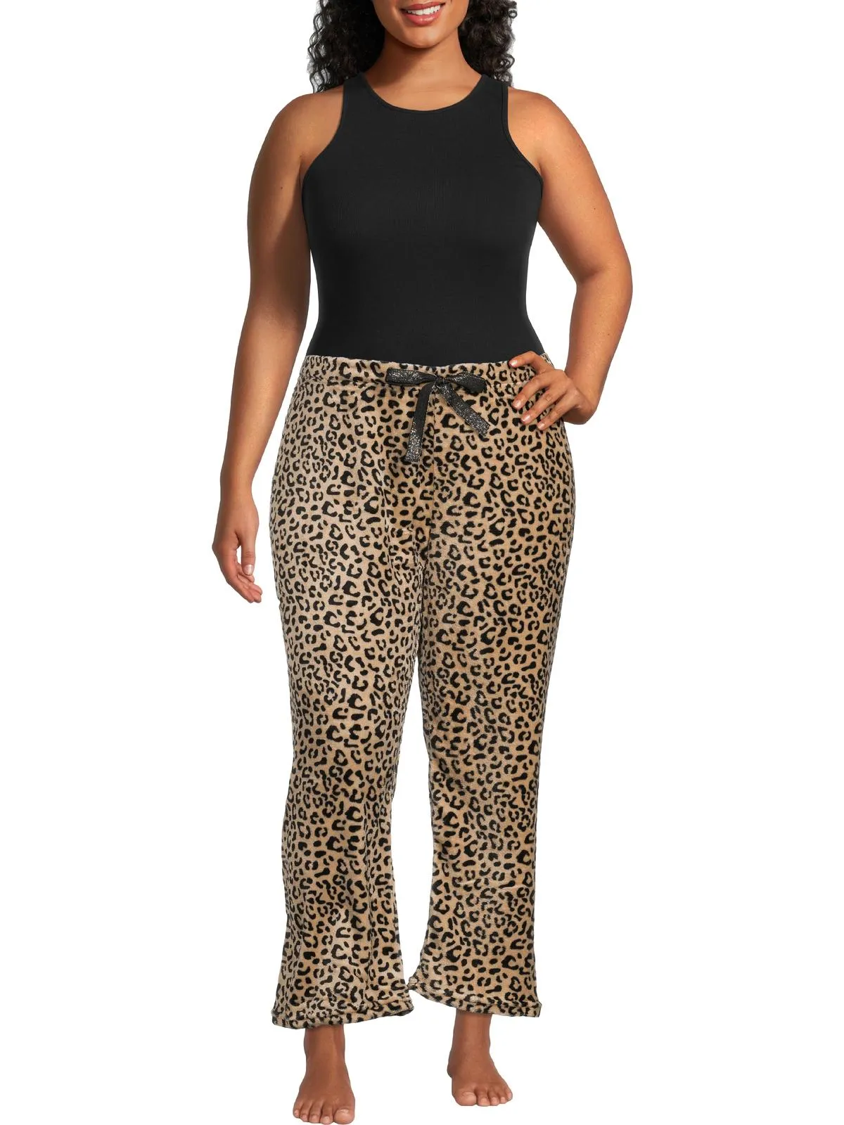 Plus Womens Comfy Sleepwear Pajama Bottoms